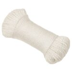 vidaXL Pracovné lano biele 8 mm 250 m polypropylén – Obrázok 2