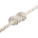 vidaXL Pracovné lano biele 10 mm 250 m polypropylén – Obrázok 5