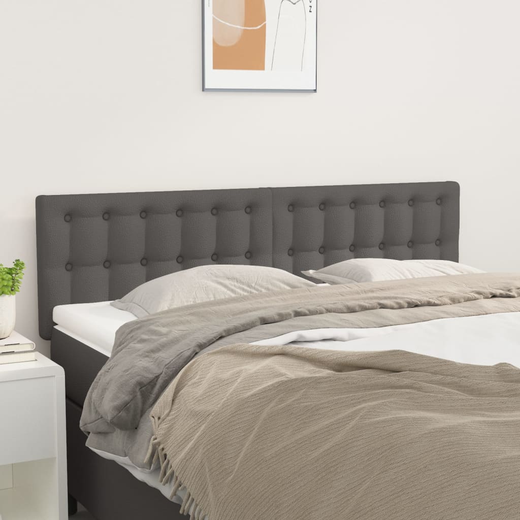 VXL8720287153122_m_en_hd_1.jpg vidaXL Čelá postelí sivé 144x5x78/88 cm umelá koža – Obrázok 1