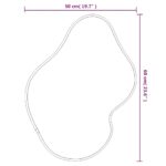 vidaXL Nástenné zrkadlo strieborné 60x50 cm – Obrázok 6