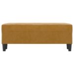 vidaXL Lavička hnedá 100x35x41 cm zamat – Obrázok 4