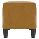 vidaXL Lavička hnedá 100x35x41 cm zamat – Obrázok 5