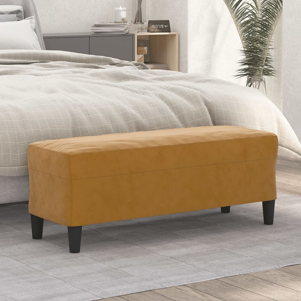 VXL8720287187318_m_en_hd_1.jpg vidaXL Lavička hnedá 100x35x41 cm zamat – Obrázok 1