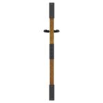vidaXL Záhradná brána 85x100 cm, oceľ Corten, dizajn s trávou – Obrázok 5