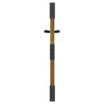 vidaXL Záhradná brána 85x100 cm, corten oceľ, bambusový dizajn – Obrázok 5