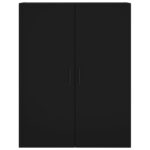 vidaXL Nástenné skrinky 2 ks čierne 69,5x34x90 cm – Obrázok 5