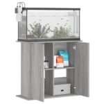 vidaXL Stojan na akvárium sivý sonoma 81x36x73 cm kompozitné drevo – Obrázok 4