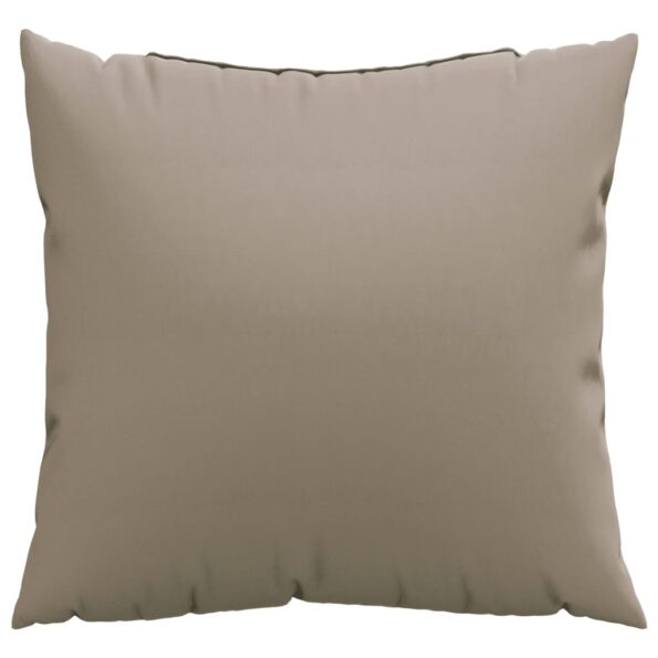 vidaXL Dekoratívne vankúše 4 ks sivohnedé 50x50 cm látka – Obrázok 3