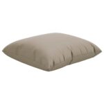 vidaXL Dekoratívne vankúše 4 ks sivohnedé 50x50 cm látka – Obrázok 5