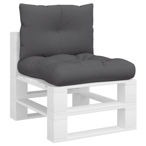 vidaXL Podložky na paletový nábytok 2 ks, antracitové, látka – Obrázok 3