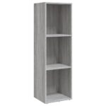 vidaXL Knižnica/TV skrinka sivá sonoma 36x30x114 cm spracované drevo – Obrázok 2