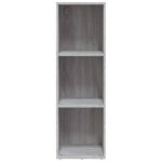 vidaXL Knižnica/TV skrinka sivá sonoma 36x30x114 cm spracované drevo – Obrázok 4