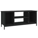 vidaXL TV skrinka čierna 102x35x45 cm spracované drevo – Obrázok 2