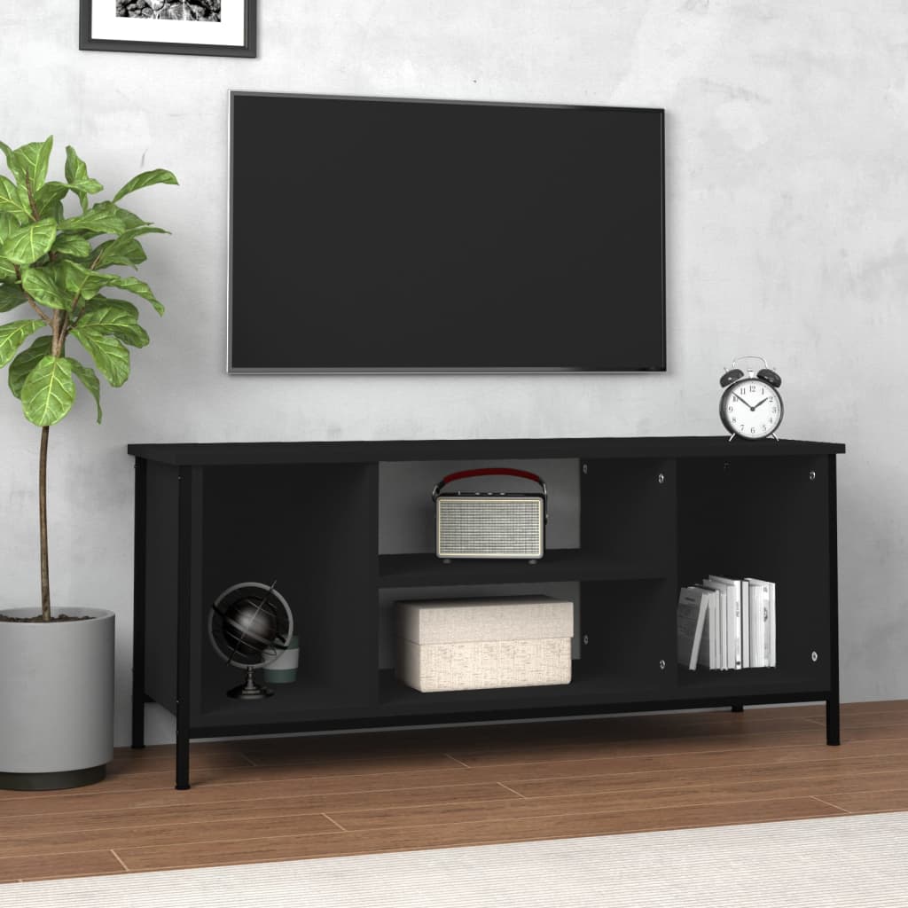 VXL8720845759285_m_en_hd_1.jpg vidaXL TV skrinka čierna 102x35x45 cm spracované drevo – Obrázok 1