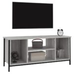 vidaXL TV skrinka sivý dub sonoma 102x35x45 cm kompozitné drevo – Obrázok 4