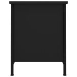 vidaXL TV skrinka s dvierkami čierna 60x35x45 cm spracované drevo – Obrázok 7