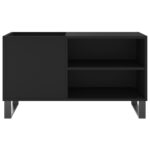 vidaXL Skrinka na platne čierna 85x38x48 cm kompozitné drevo – Obrázok 4