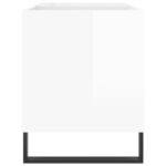 vidaXL Skrinka na platne lesklá biela 85x38x48 cm kompozitné drevo – Obrázok 5