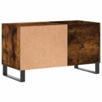 vidaXL Skrinka na platne dymový dub 85x38x48 cm kompozitné drevo – Obrázok 6