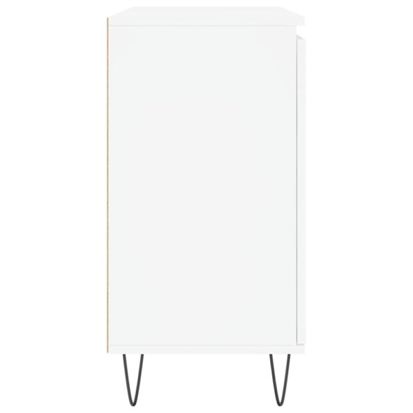 vidaXL Komoda, biela 104x35x70 cm, kompozitné drevo – Obrázok 7