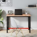 vidaXL Stolová doska 115x55x2,5 cm, bukový masív