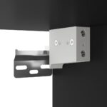 vidaXL Vysoká skrinka čierna 69,5x34x180 cm spracované drevo – Obrázok 9