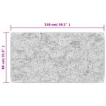 vidaXL Koberec prateľný viacfarebný 80x150 cm – Obrázok 8