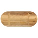 vidaXL Stolová doska 80x40x3,8 cm oválna oválna masívny mangovník – Obrázok 5
