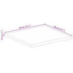 vidaXL Stolová doska 40x40x2,5 cm živý okraj masívny mangovník – Obrázok 9