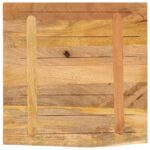 vidaXL Stolová doska 80x80x2,5 cm živý okraj masívny mangovník – Obrázok 5