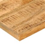 vidaXL Stolová doska 80x80x2,5 cm živý okraj masívny mangovník – Obrázok 6