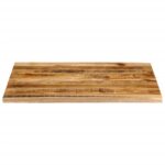 vidaXL Stolová doska 90x80x2,5 cm živý okraj masívny mangovník – Obrázok 3