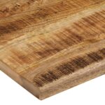 vidaXL Stolová doska 90x80x2,5 cm živý okraj masívny mangovník – Obrázok 6