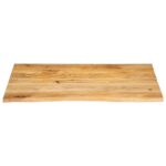vidaXL Stolová doska živá hrana 90x80x2,5 cm masívne mango – Obrázok 3