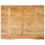 vidaXL Stolová doska živá hrana 90x80x2,5 cm masívne mango – Obrázok 5