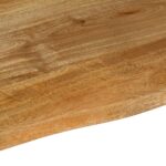 vidaXL Stolová doska živá hrana 90x80x2,5 cm masívne mango – Obrázok 6