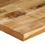 vidaXL Stolová doska živá hrana 80x60x3,8 cm masívny surový mangovník – Obrázok 6