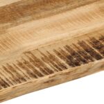vidaXL Stolová doska živá hrana 80x60x3,8 cm masívny surový mangovník – Obrázok 7