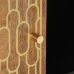 vidaXL Konferenčný stolík 100x54x40 cm, mangový masív – Obrázok 8