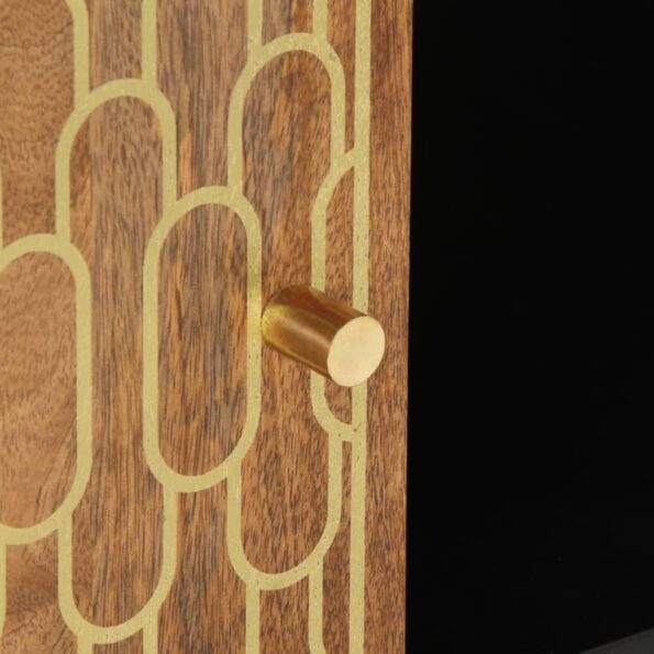 vidaXL Konferenčný stolík 100x54x40 cm, mangový masív – Obrázok 8