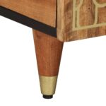 vidaXL Konferenčný stolík 100x54x40 cm, mangový masív – Obrázok 9