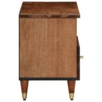 vidaXL TV skrinka 80x33x46 cm, mangový masív – Obrázok 4