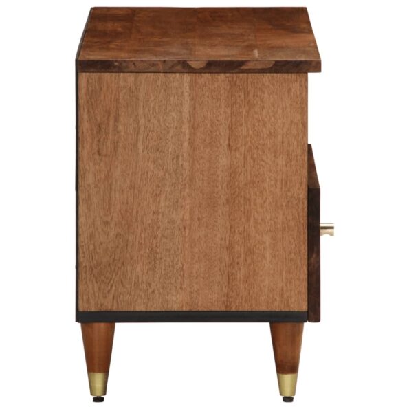 vidaXL TV skrinka 80x33x46 cm, mangový masív – Obrázok 4