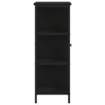 vidaXL Komoda čierna 70x30x80 cm kompozitné drevo – Obrázok 7