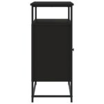 vidaXL Komoda čierna 100x35x80 cm kompozitné drevo – Obrázok 7