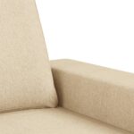 vidaXL Jednomiestna pohovka, krémová 60 cm, látka – Obrázok 6