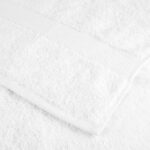 vidaXL Prémiové osušky SOLUND 25 ks biele 100x150 cm 600 g/m2 – Obrázok 6