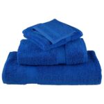 vidaXL Prémiové uteráky do sauny 10 ks modré 80x200 cm 600 g/m2 bavlna – Obrázok 4