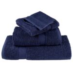 vidaXL Prémiové osušky SOLUND 10ks tmavomodré 100x150cm 600 g/m2 – Obrázok 4
