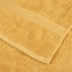 vidaXL Prémiové osušky SOLUND 10 ks zlaté 100x150 cm 600 g/m2 – Obrázok 5